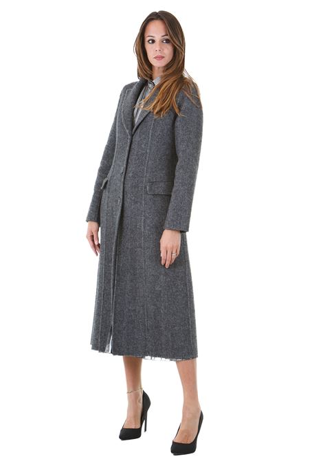 Acero cappotto spigato ATTIC AND BARN | Cappotti | ACERO-ATCO001-AT020990